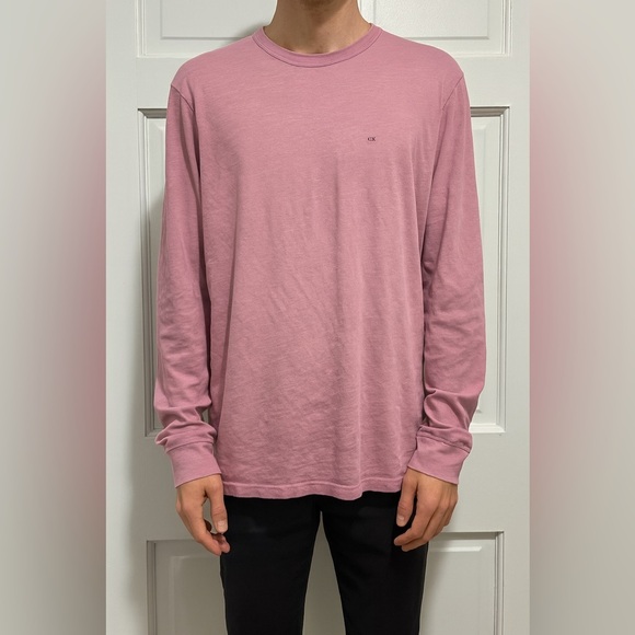 Eden Park Paris Men's Pink Long Sleeve Shirt NWOT size M - Picture 1 of 8